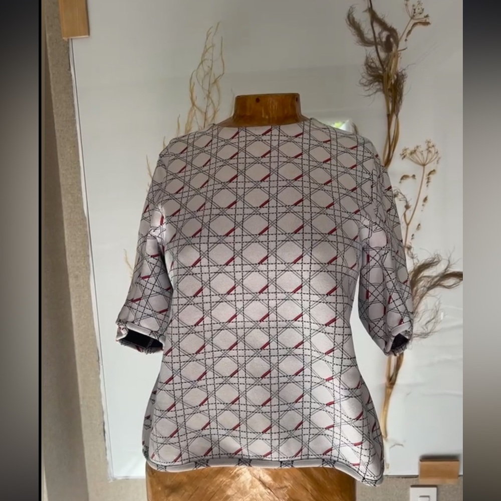 Dior top signature pattern size small